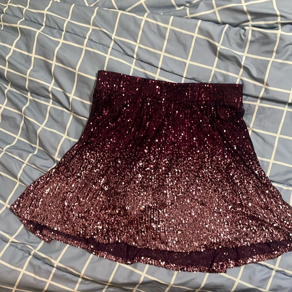 Sparkle purple skirt